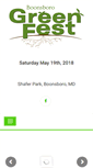 Mobile Screenshot of boonsborogreenfest.com